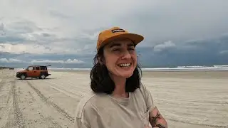 cloudy beach day