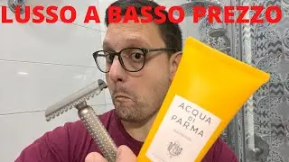 Acqua di Parma sapone da barba e Tatara Masamume Open Comb. Rasatura tradizionale