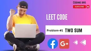 LeetCode Two Sum Problem Solution in Java - || Problem - 01 || Coding bro ||