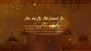 Muslim Wedding Video | Islamic Wedding invitation video | Wedding Video Template Free Download