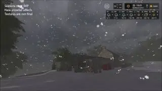 Farming Simulator 17 - Seasons Mod WIP - New snowfall effects