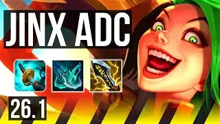 JINX & Lulu vs APHELIOS & Elise (ADC) | 11k gold comeback, 53K damage | KR Challenger | 26.1