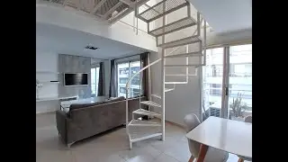 Duplex de 3 Ambientes 103m2 amueblado con balc&oacute;n, amenites Imprenta Palermo Las Ca&ntilde;itas #soyidasol