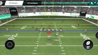 Madden NFL 23 Mobile Football gameplay on iPhone 14 Pro Max