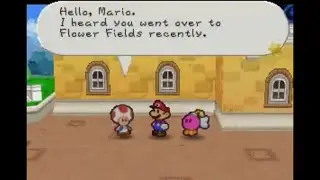 A piece of gossip from the Toad at the Toad Town dock after Chapter 6 is cleared