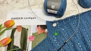 Garden Cardigan Teil 2: Rechte Front - Schulterformung