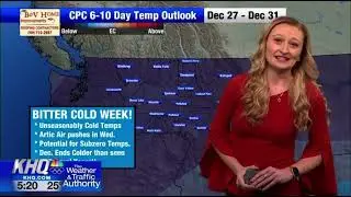 KHQ Local News @ 5:00pm - Weather For Spokane, WA - 12/21/2021