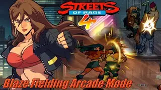 Streets of Rage 4 (PC/Steam) - Blaze Arcade Mode Playthrough
