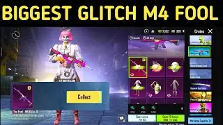 Biggest Glitch M4 Fool Skin, How To Get Free M416 Fool Skin| BGMI M416 Fool Skin Crate Opening Trick