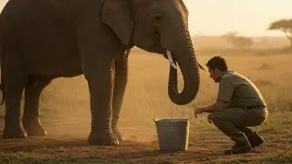 Elephant Approaches a Man Crying for Help &mdash; What Happens Next Leaves Everyone Speechless
