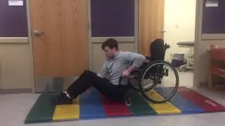 Posterior Approach for Floor to Wheelchair Transfer