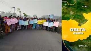 BREAKING :TOTAL LOCKDOWN AS DELTA OIL COMMUNITY SHUT DOWN UGHELLI ASABA ROAD