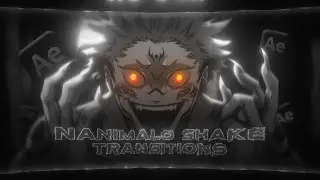 Nanimalo Shake and Transition Tutorial After Effects [AMV/TUT] new