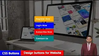 Create Attractive Buttons Using CSS and Html - step-by-step tutorial