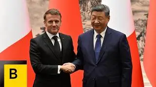 Macron in China as Xi Presses for Support on Taiwan