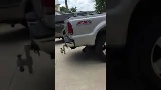6.0 Powerstroke Straight Pipe Start up