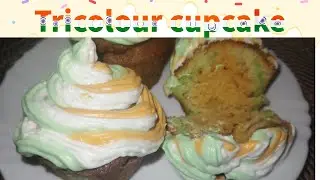 Republic day special 🇮🇳|tri colour cupcake 🧁|yummy treat|the fresh cooking 