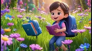 The Lonely Backpack Missed the Bus | Nursery Rhymes for Kids & Baby Songs