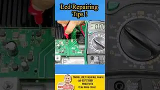 1+ led tv Repair tips | led tv repairing course | led tv panel repair | raj technical #shortvideo