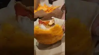 The ultimate cheese crunchy wrap of Taco bell #tacobell #cheesewrap #wrap