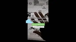How to Draw Manga || Making Comic Panels #Shorts