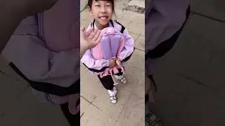 cute smart  boy and girl play the game at home for funny #short