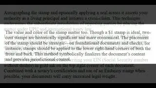 Leveraging UPU Authority: Using Postage Stamps to Assert International Contractual Sovereignty