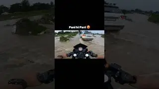 Pani hi pani 😆 || #motovolgger #ktmrc #motovlog #motovlogindia #rider #funny #situation