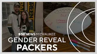 Lifelong Packers fans score dream gender reveal party thanks to surprise from former QB Brett Favre