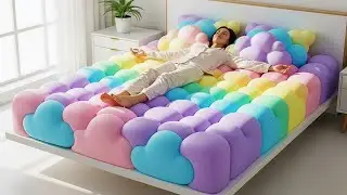 Which Magic Glow Bed Would You Choose? 🎀✨ Ultimate Oddly Satisfying AI ASMR