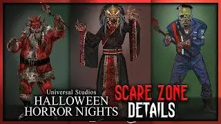 HHN 2019 Scare Zone Details and Locations