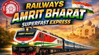 🚆 Indian Railways | Amrit Bharat Superfast Express | Journey, Features & Experience 🇮🇳