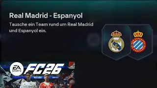 EA Sports FC 26 - Top-Partien - Real Madrid-Espanyol L&ouml;sung