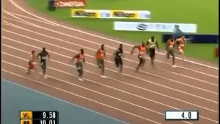 100M Men Tyson Gay  9.69
