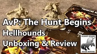 Unicast Predator Hellhounds Miniatures Unboxing & Review (AvP: The Hunt Begins)
