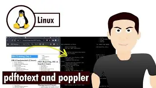Convert PDF to Text using poppler