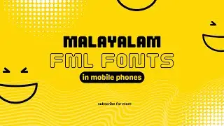 𝗨𝘀𝗲 മലയാളം 𝗙𝗠𝗟 𝗙𝗼𝗻𝘁𝘀 𝗜𝗻 𝗠𝗼𝗯𝗶𝗹𝗲 𝗣𝗵𝗼𝗻𝗲𝘀 #free #fonts #android #iphone