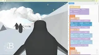 Penguin's migration build and play mode - CoSpaces storytelling