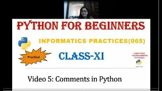Comments in Python ~ Single-line Comment ~ Multiline Comment ~ # hash tag ~ ' ' ' Triple Quotes #cs