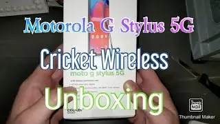 Motorola Stylus 5G cricket wireless quick unboxing tour
