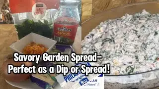Spinach Savory garden spread &ndash; perfect as a dip or spread for any occasion!&rdquo;