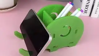 Giftboxxes&reg; | Elephant Pencil Holder Resin Mold