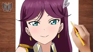 How to Erena Todo from love live ! With Simple Steps Easy Drawing