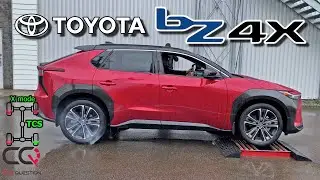 ТЕСТ на каток и пробуксовку Toyota bZ4X awd! | ДНК Subaru с X-режимом!