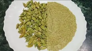 Pure ilaichi powder without sugar // cardamom powder make at home // ilaichi ka powder // cardamom
