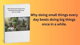 The Art of Consistency&rarr; Why doing small things every day beats doing big things once in a while.