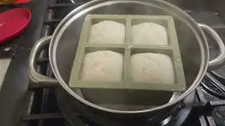 🍚✨ Idly Using Silicone Cube Tray | Easy South Indian Breakfast Hack 🥘