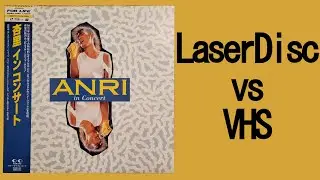 Anri in Concert (1984) LaserDisc vs VHS Comparison