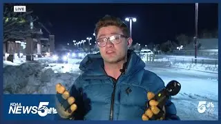 Casey Dorn Bringing You The Latest on the Winter Storm from the COS Airport