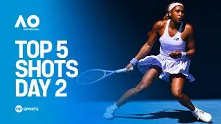 Top 5 STUNNING Shots from Day 2 🔥 | Australian Open 2026 Highlights 🇦🇺